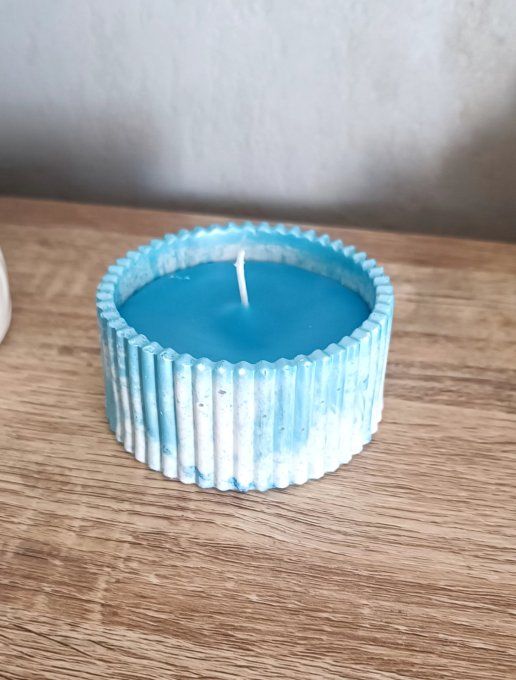 Bougie bleu