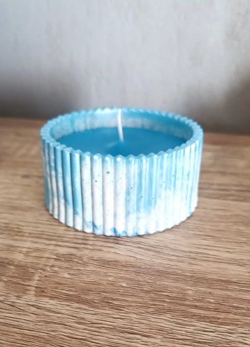 Bougie bleu