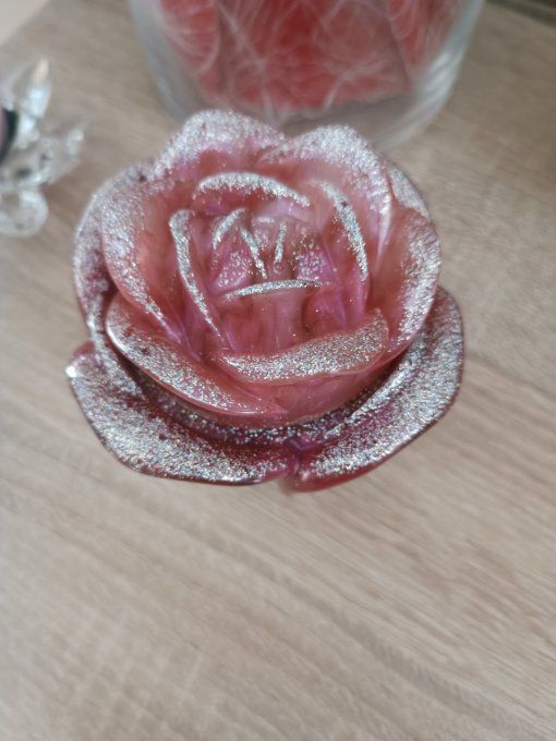 Boîte forme rose