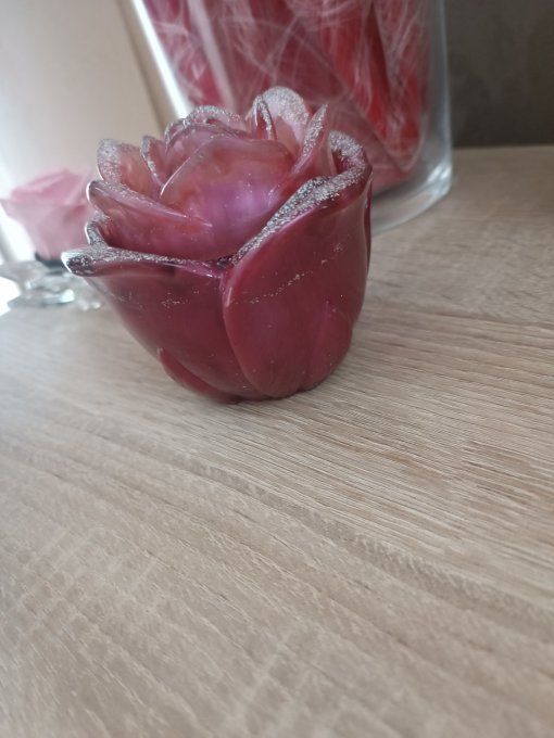Boîte forme rose