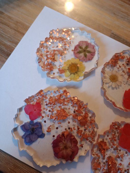 Lot 4 sous verres