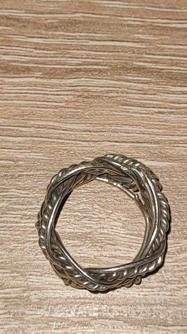 Bague argent triple fils