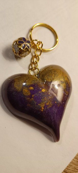 Porte clé cœur 